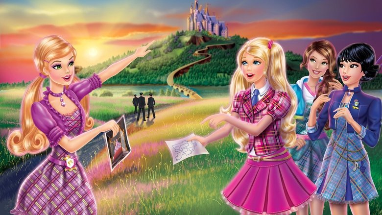 Backdrop de Barbie: Escuela de Princesas