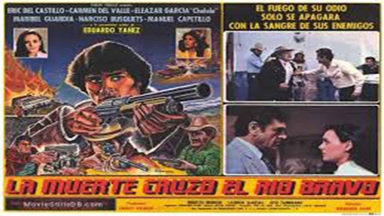 Backdrop de La muerte cruzó el río Bravo