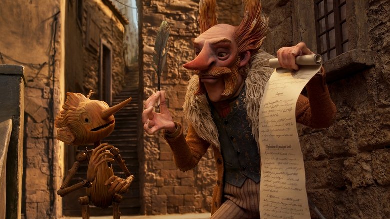 Backdrop de Pinocho de Guillermo del Toro