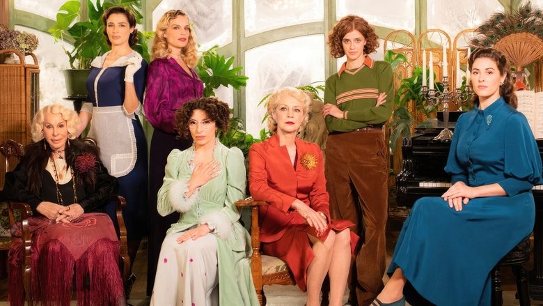 Backdrop de 7 mujeres y un misterio