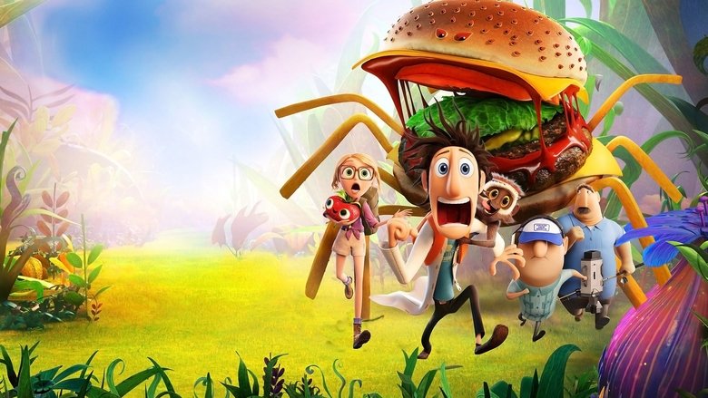 Backdrop de Lluvia de Hamburguesas 2: La Venganza de las Sobras