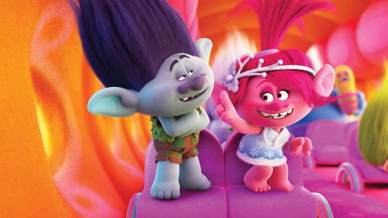 Backdrop de Trolls vamos a festejar